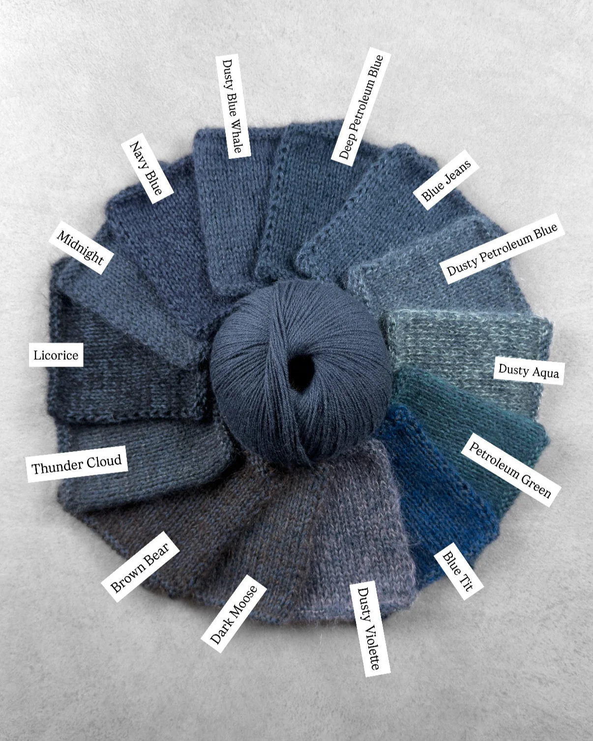 Knitting for Olive Merino - Deep Petroleum Blue - Image 3