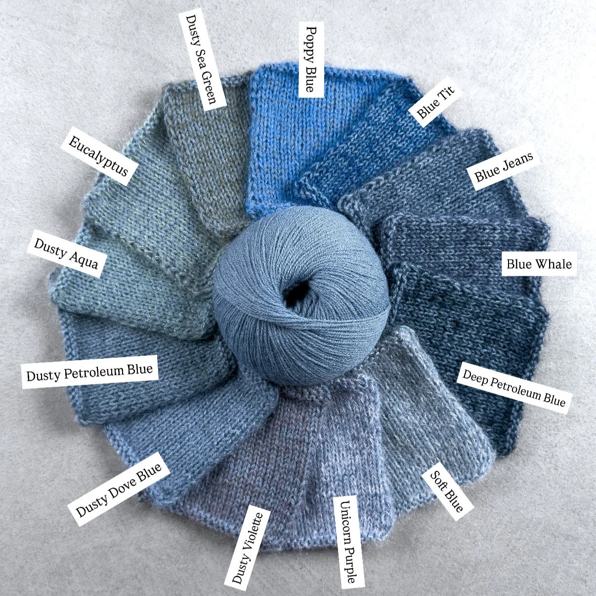 Knitting for Olive Merino - Dusty Dove Blue - Image 3