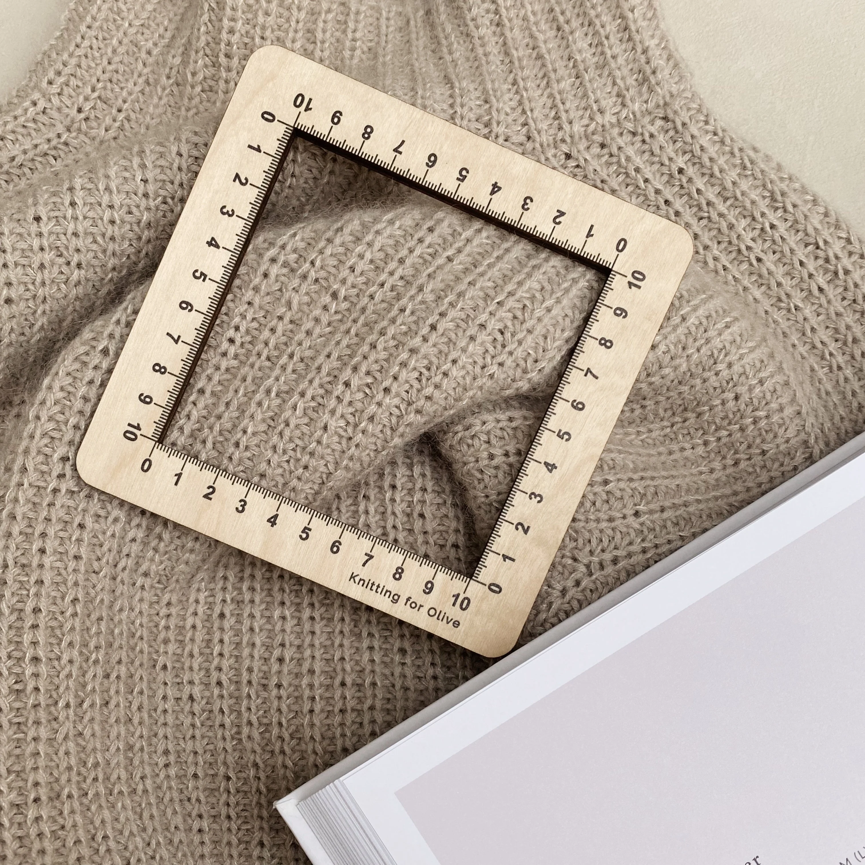Knitting For Olive knitting gauge meter - Image 3